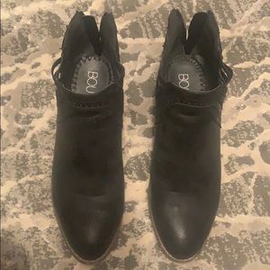 Boutique Black booties size 8